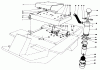 Mähdecks 30562 - Toro 62" Side Discharge Mower, GM 200 Series (SN: 20001 - 29999) (1982) Spareparts SEAT MOUNT AND AIR CLEANER ASSEMBLY