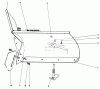 Mähdecks 30562 - Toro 62" Side Discharge Mower, GM 200 Series (SN: 20001 - 29999) (1982) Spareparts V-PLOW MODEL NO. 30750 (OPTIONAL)