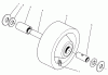 Mähdecks 30564 - Toro 62" Side Discharge Mower (SN: 600001 - 699999) (1996) Spareparts PHENOLIC WHEEL ASSEMBLY NO. 27-1050 (OPTIONAL)