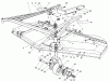 Mähdecks 30564TE - Toro 158cm Side Discharge Mower (SN: 80000001 - 89999999) (1998) Spareparts CARRIER FRAME ASSEMBLY