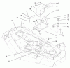 Mähdecks 30569 - Toro 62" Guardian Recycler Mower, Groundsmaster 200 Series (SN: 230000001 - 230999999) (2003) Spareparts GEARBOX INSTALLATION ASSEMBLY