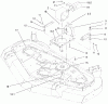 Mähdecks 30569 - Toro 62" Guardian Recycler Mower, Groundsmaster 200 Series (SN: 250000001 - 250999999) (2005) Spareparts GEARBOX INSTALLATION ASSEMBLY