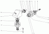 Mähdecks 30575 - Toro 72" Side Discharge Mower (SN: 600001 - 699999) (1986) Spareparts GEAR BOX ASSEMBLY