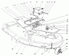 Mähdecks 30652 - Toro 52" Side Discharge Mower (SN: 690001 - 699999) (1996) Spareparts COVERS, GEAR BOX AND GAUGE WHEEL ASSEMBLY