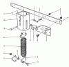 Mähdecks 30662 - Toro 62" Side Discharge Mower (SN: 390001 - 399999) (1993) Spareparts COUNTER BALANCE ASSEMBLY