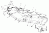 Mähdecks 30662 - Toro 62" Side Discharge Mower (SN: 390001 - 399999) (1993) Spareparts DEFLECTOR. COVER AND GAUGE WHEEL