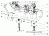 Mähdecks 30721 - Toro 72" Side Discharge Mower (SN: 100001 - 199999) (1981) Spareparts CUTTING UNIT MODEL NO. 30710 #1
