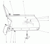 Mähdecks 30721 - Toro 72" Side Discharge Mower (SN: 100001 - 199999) (1981) Spareparts V-PLOW MODEL NO. 30750 (OPTIONAL)