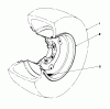 Mähdecks 30721 - Toro 72" Side Discharge Mower (SN: 300001 - 399999) (1983) Spareparts TIRE & WHEEL ASSEMBLY 23 X 10.50 X 12 (OPTIONAL) NO. 36-1050