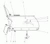 Mähdecks 30721 - Toro 72" Side Discharge Mower (SN: 300001 - 399999) (1983) Spareparts V-PLOW MODEL NO. 30750 (OPTIONAL)