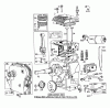 Laubbläser / Laubsauger 62900 - Toro 5 hp Lawn Vacuum (SN: 3000001 - 3999999) (1973) Spareparts ENGINE MODEL NO. 130202 TYPE 0209 BRIGGS & STRATTON