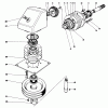 Mähdecks 30721 - Toro 72" Side Discharge Mower (SN: 80001 - 89999) (1978) Spareparts GEAR CASE ASSEMBLY-8-0909