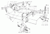 Mähdecks 30721 - Toro 72" Side Discharge Mower (SN: 900001 - 999999) (1979) Spareparts CUTTING UNIT CASTOR WHEEL & GEAR BOX ASSEMBLY