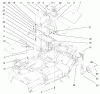 Mähdecks 30753 - Toro 52" Side Discharge Mower, GM 120 (SN: 230000001 - 230999999) (2003) Spareparts COVERS, GEARBOX AND GAGE WHEEL ASSEMBLY