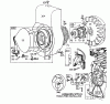 Laubbläser / Laubsauger 62905 - Toro 5 hp Lawn Blower (SN: 3000001 - 3999999) (1973) Spareparts REWIND STARTER