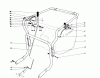 Laubbläser / Laubsauger 62923 - Toro 5 hp Lawn Vacuum (SN: 1000001 - 1999999) (1981) Spareparts CONTROLS AND HANDLE ASSEMBLY (MODEL 62912)