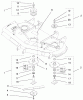 Mähdecks 74206 - Toro 52" Side Discharge Mower (SN: 990001 - 999999) (1999) Spareparts SPINDLES, BLADES AND DEFLECTOR ASSEMBLY