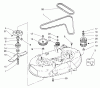 Mähdecks 78410 - Toro 38" Recycler Mower (SN: 690001 - 699999) (1996) Spareparts SPINDLE ASSEMBLY