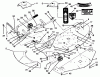 Mähdecks 78415 - Toro 42" Side Discharge Mower (SN: 690001 - 699999) (1996) Spareparts DECK & DECAL ASSEMBLY