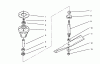 Mähdecks 78425 - Toro 42" Recycler Mower (SN: 39000001 - 39999999) (1993) Spareparts SPINDLE & BLADE ASSEMBLY