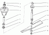 Mähdecks 78425 - Toro 42" Recycler Mower (SN: 490001 - 499999) (1994) Spareparts SPINDLE & BLADE ASSEMBLY