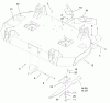 Mähdecks 78477 - Toro 48" Recycler Mower (SN: 890523 - 890874) (1998) Spareparts DECK ASM AND BLADES