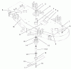 Mähdecks 78478 - Toro 60" Side Discharge Mower (SN: 210000001 - 210999999) (2001) Spareparts DECK PLATE, SPINDLE AND BLADE ASSEMBLY