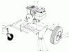 Laubbläser / Laubsauger 62923 - Toro 5 hp Lawn Vacuum (SN: 4000001 - 4999999) (1984) Spareparts ENGINE AND BASE ASSEMBLY (MODEL 62912)