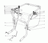 Laubbläser / Laubsauger 62923 - Toro 5 hp Lawn Vacuum (SN: 5000001 - 5999999) (1985) Spareparts CONTROLS AND HANDLE ASSEMBLY (MODELS 62912)