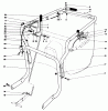 Laubbläser / Laubsauger 62912 - Toro 5 hp Lawn Vacuum (SN: 8000001 - 8999999) (1978) Spareparts HANDLE ASSEMBLY (MODEL 62923)