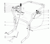 Laubbläser / Laubsauger 62923 - Toro 5 hp Lawn Vacuum (SN: 9000001 - 9999999) (1979) Spareparts CONTROLS & HANDLE ASSEMBLY (MODEL 62912)
