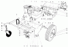 Laubbläser / Laubsauger 62923 - Toro 5 hp Lawn Vacuum (SN: 9000001 - 9999999) (1979) Spareparts ENGINE AND BASE ASSEMBLY (MODEL 62923)