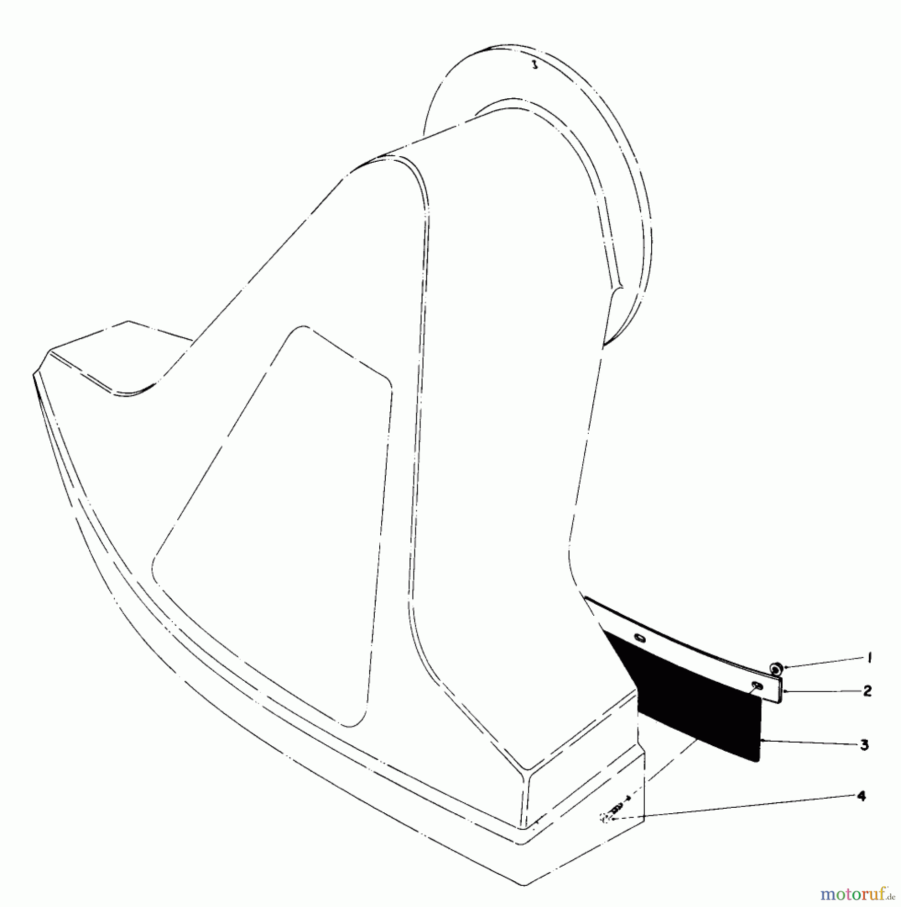  Laubbläser / Laubsauger 62912 - Toro 5 hp Lawn Vacuum (SN: 9000001 - 9999999) (1979) FLAP KIT (MODEL 59086)