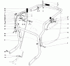 Laubbläser / Laubsauger 62923 - Toro 5 hp Lawn Vacuum (SN: 9000001 - 9999999) (1979) Spareparts HANDLE ASSEMBLY (MODEL 62923)