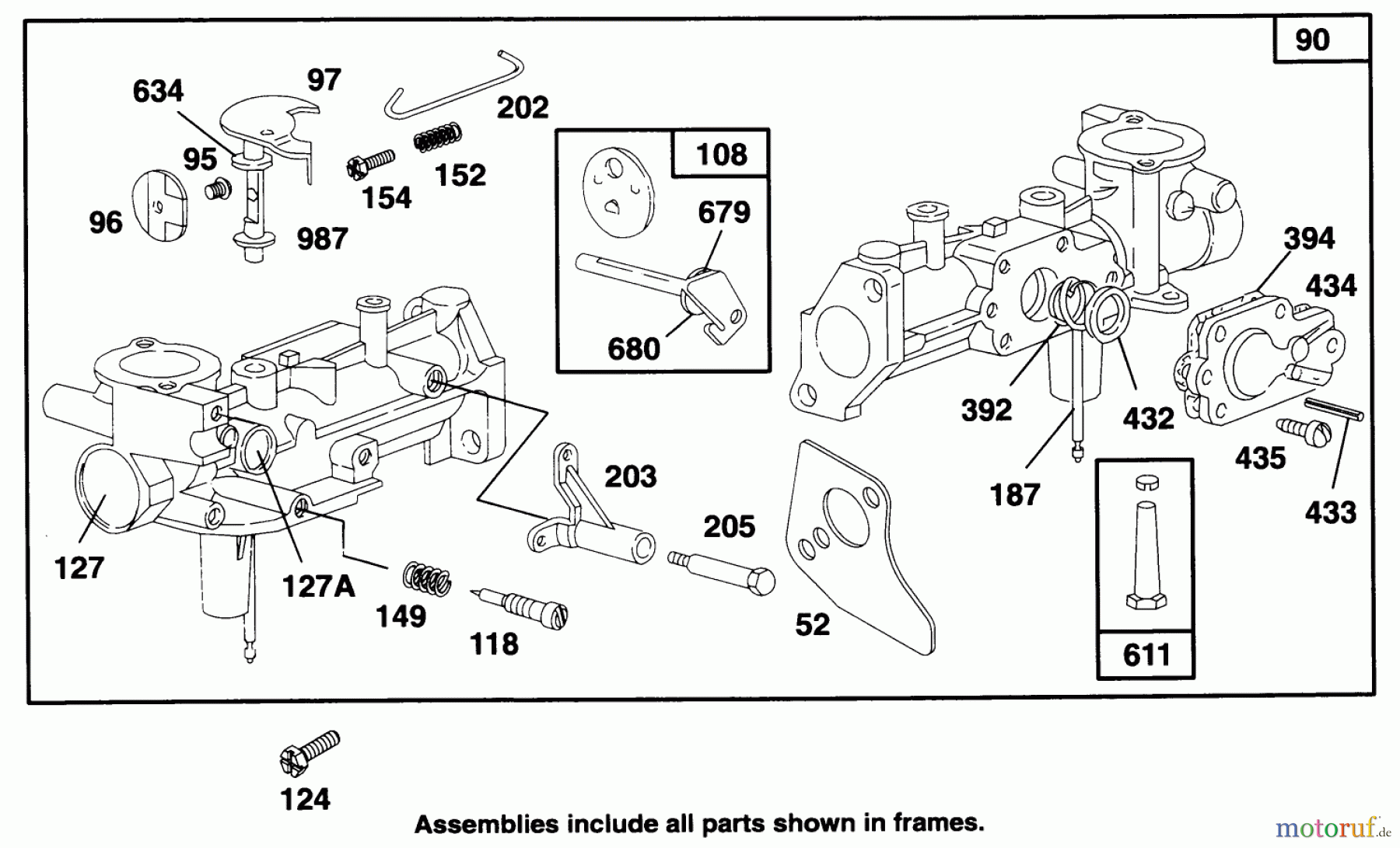  Laubbläser / Laubsauger 62924 - Toro 5 hp Lawn Vacuum (SN: 5900001 - 5999999) (1995) ENGINE BRIGGS & STRATTONMODEL 135202-0263-01 #3