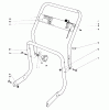 Laubbläser / Laubsauger 62933 - Toro 5 hp Lawn Blower (SN: 4000001 - 4999999) (1974) Spareparts HANDLE ASSEMBLY