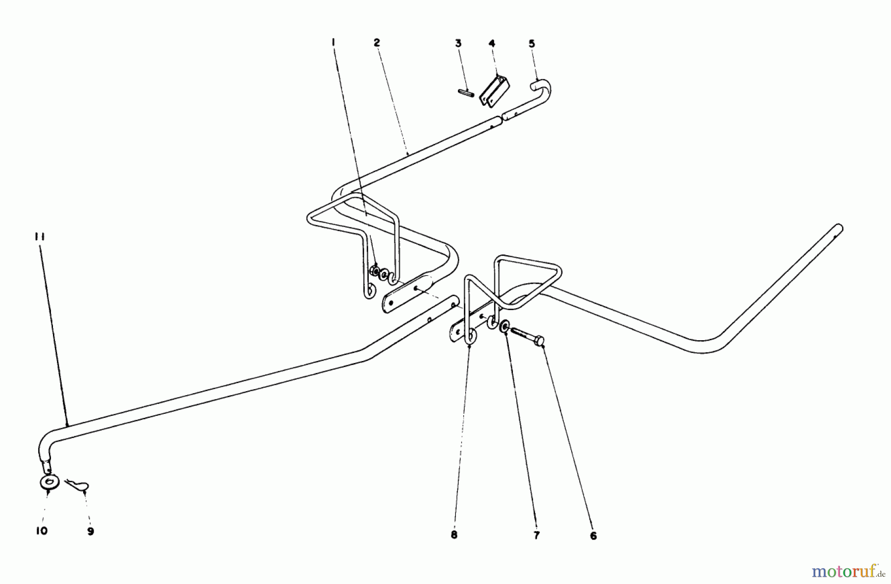  Laubbläser / Laubsauger 62933 - Toro 5 hp Lawn Blower (SN: 4000001 - 4999999) (1984) HITCH KIT MODEL NO. 59087 (OPTIONAL)