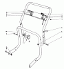 Laubbläser / Laubsauger 62933 - Toro 5 hp Lawn Blower (SN: 7000001 - 7999999) (1977) Spareparts HANDLE ASSEMBLY