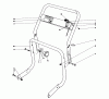 Laubbläser / Laubsauger 62933 - Toro 5 hp Lawn Blower (SN: 8000001 - 8999999) (1988) Spareparts HANDLE ASSEMBLY