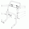 Laubbläser / Laubsauger 62933 - Toro 5 hp Lawn Blower (SN: 8000001 - 8999999) (1978) Spareparts HANDLE ASSEMBLY