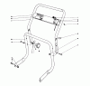 Laubbläser / Laubsauger 62933 - Toro 5 hp Lawn Blower (SN: 9000001 - 9999999) (1979) Spareparts HANDLE ASSEMBLY