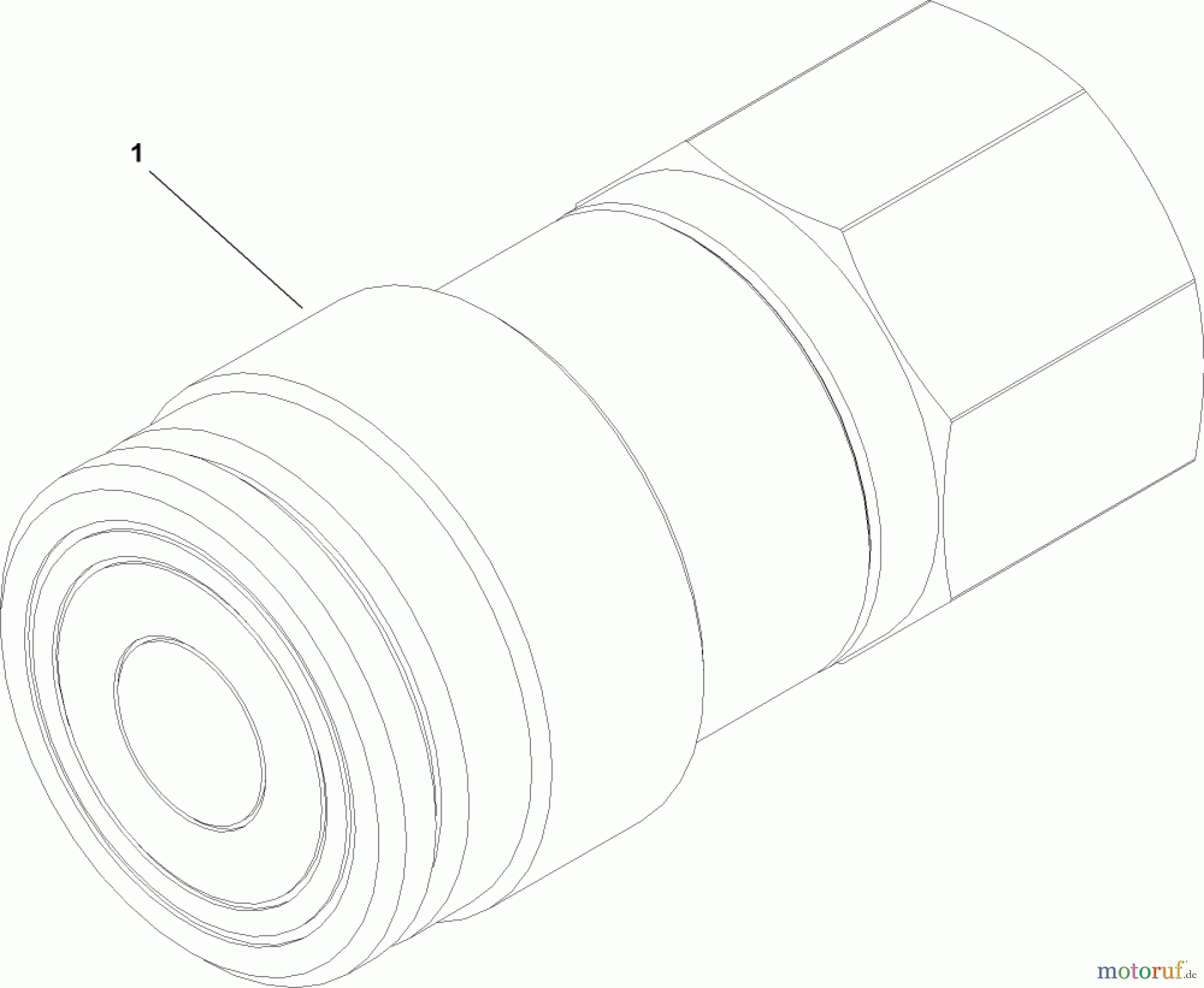  Compact Utility Attachments 107-9321 - Toro Flush-Face Coupler Kit, Dingo Compact Utility Loaders FLUSH-FACE COUPLER ASSEMBLY