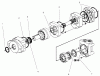Compact Utility Attachments 22400 - Toro Auger Head, Dingo Compact Utility Loader (SN: 800001 - 800292) (1998) Spareparts HYDRAULIC MOTOR AND ASSEMBLY