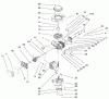 Rasenmäher 11002 - Toro 53cm Walk-Behind Mower (SN: 9900001 - 9999999) (1999) Spareparts ENGINE ASSEMBLY