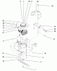 Rasenmäher 11002 - Toro 53cm Walk-Behind Mower (SN: 9900001 - 9999999) (1999) Spareparts ENGINE & BLADE ASSEMBLY