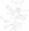 Rasenmäher 11002 - Toro 53cm Walk-Behind Mower (SN: 9900001 - 9999999) (1999) Spareparts HANDLE ASSEMBLY