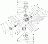 Rasenmäher 11003 - Toro 53cm Walk-Behind Mower (SN: 8900001 - 8999999) (1998) Spareparts ENGINE ASSEMBLY