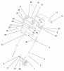 Rasenmäher 11003 - Toro 53cm Walk-Behind Mower (SN: 8900001 - 8999999) (1998) Spareparts HANDLE ASSEMBLY