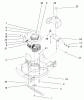Rasenmäher 11003 - Toro 53cm Walk-Behind Mower (SN: 9900001 - 9999999) (1999) Spareparts ENGINE & BLADE ASSEMBLY