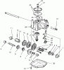 Rasenmäher 11003 - Toro 53cm Walk-Behind Mower (SN: 9900001 - 9999999) (1999) Spareparts GEAR CASE ASSEMBLY